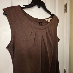 Jonathan Martin Brown Midi Dress